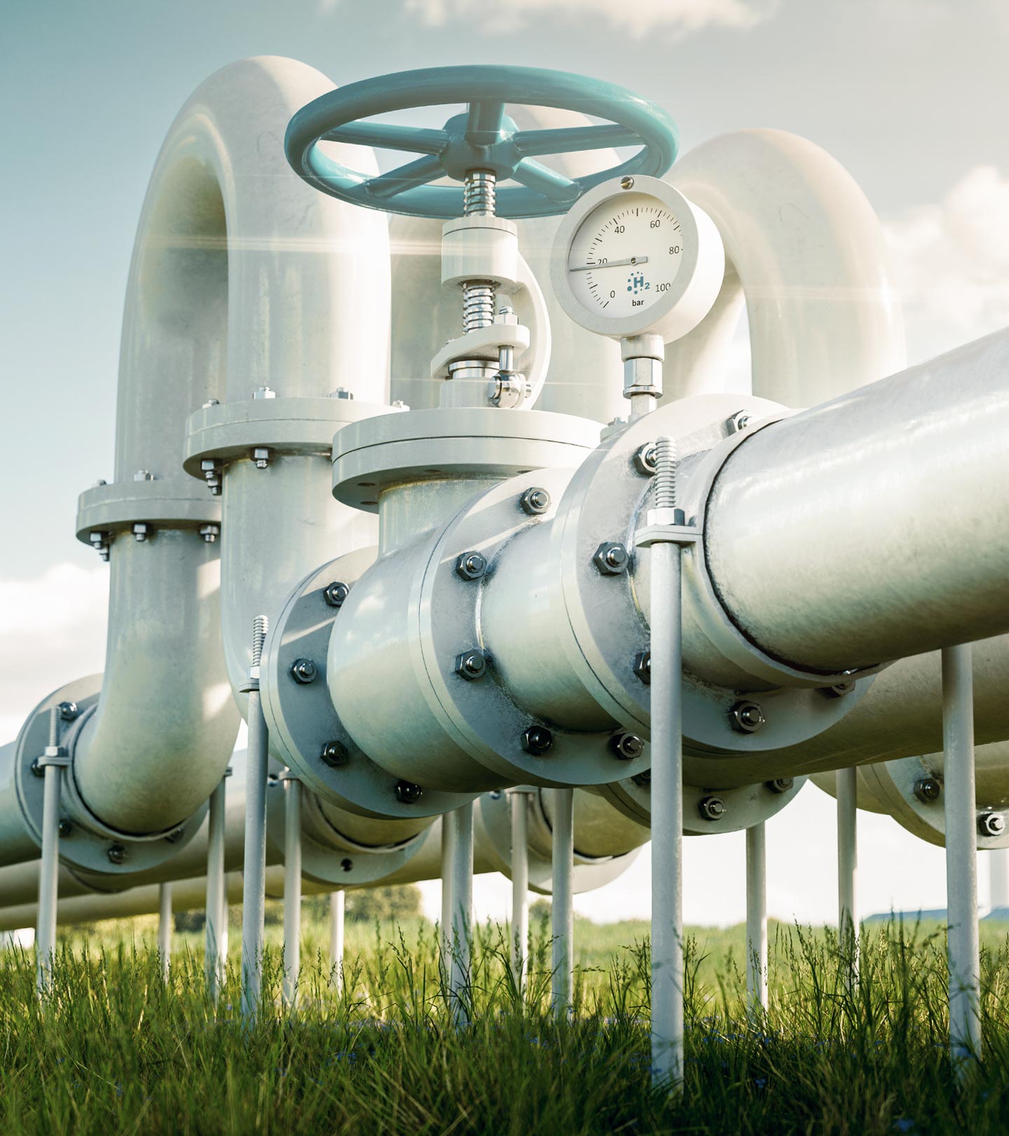 Icebreaker navigrating through ice