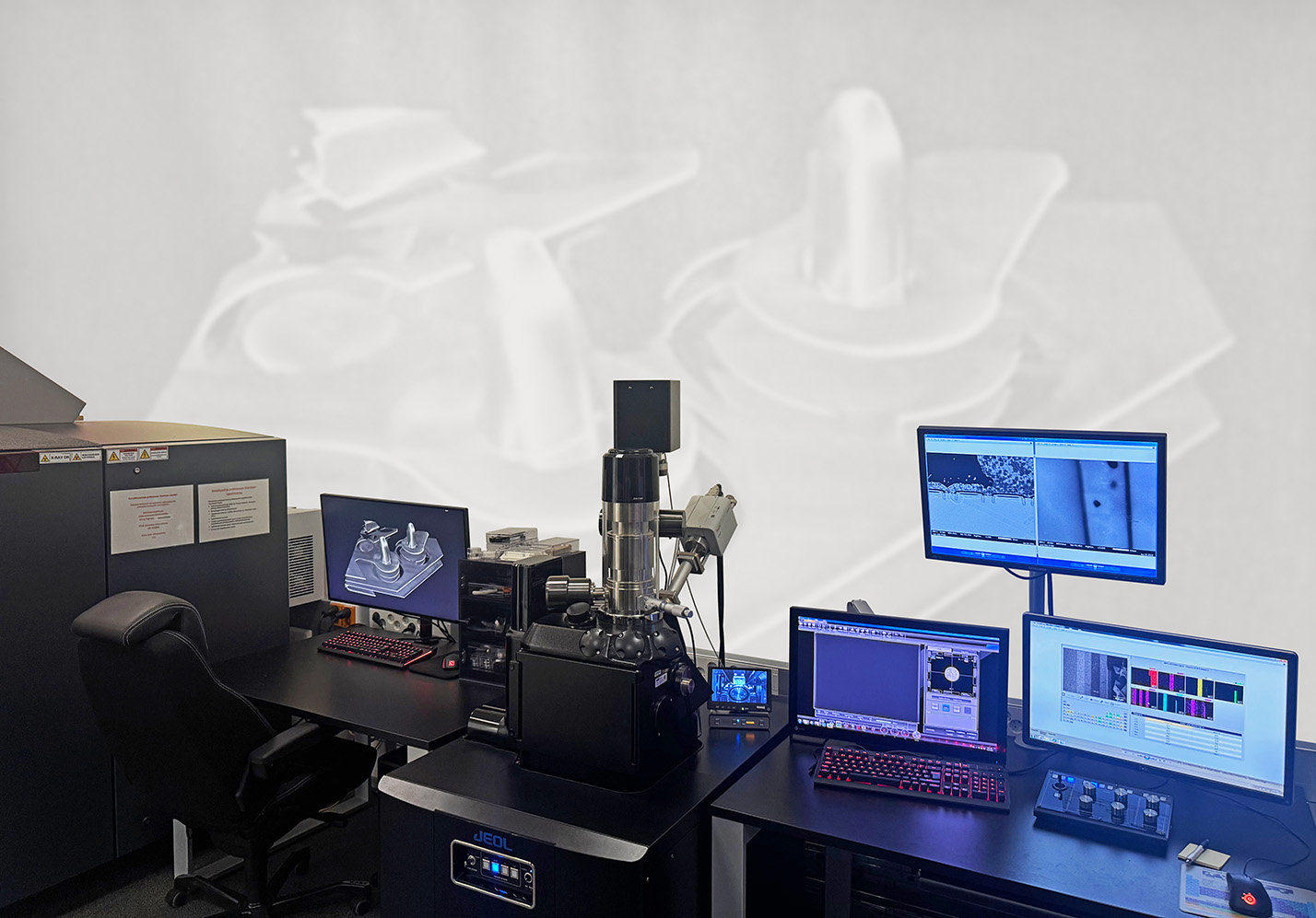 Inside a CSI laboratory in ABB campus Helsinki Finland