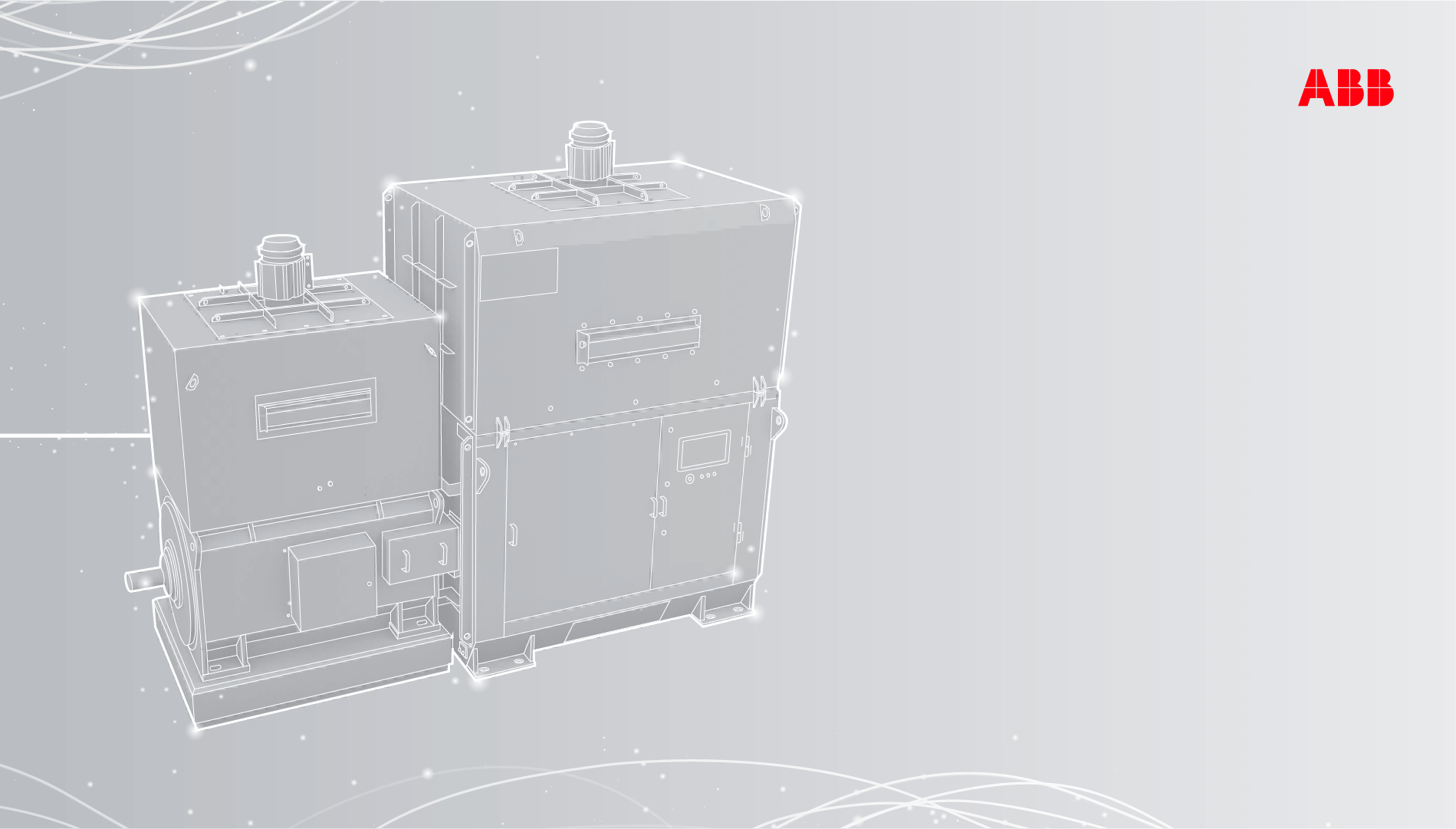 Medium voltage, speed-controlled motor concept