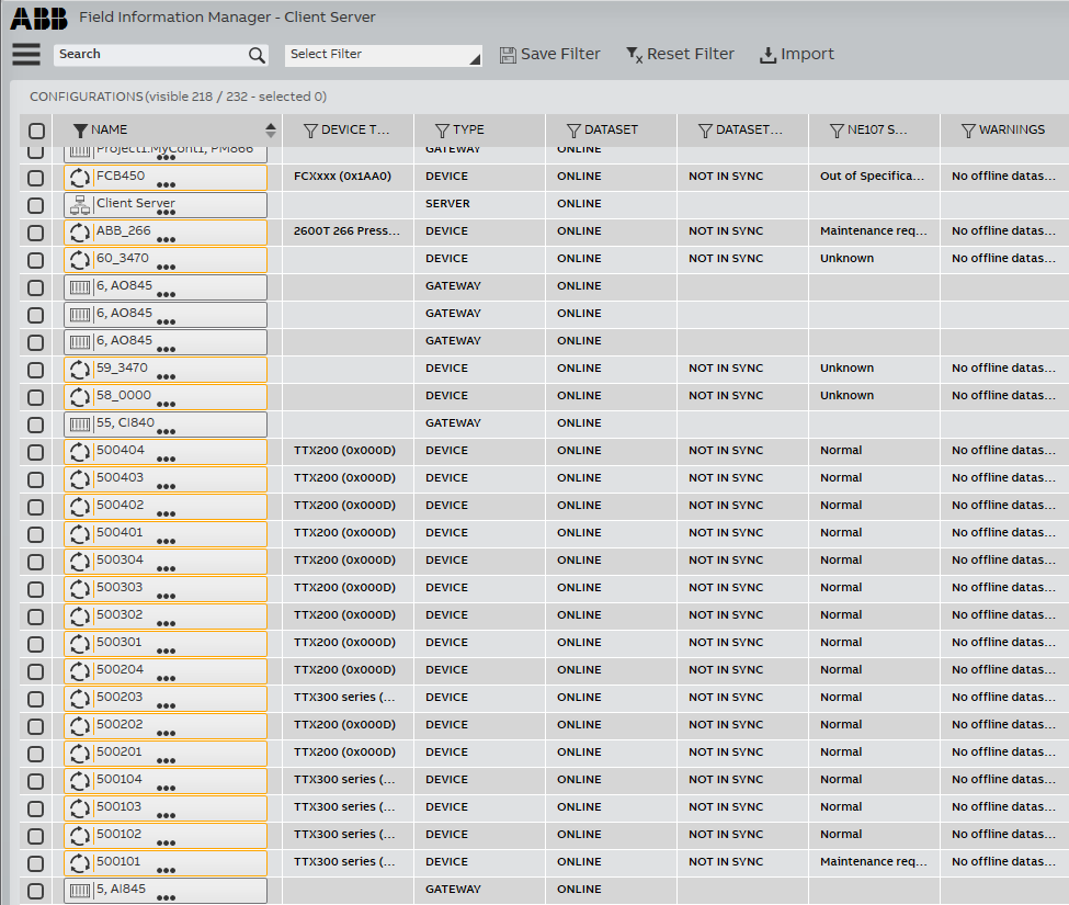 Configuration View