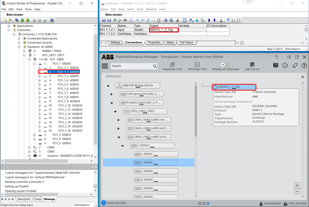 Device Name from System 800xA