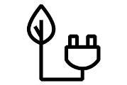 ABB power cable eco with leaf pictogram