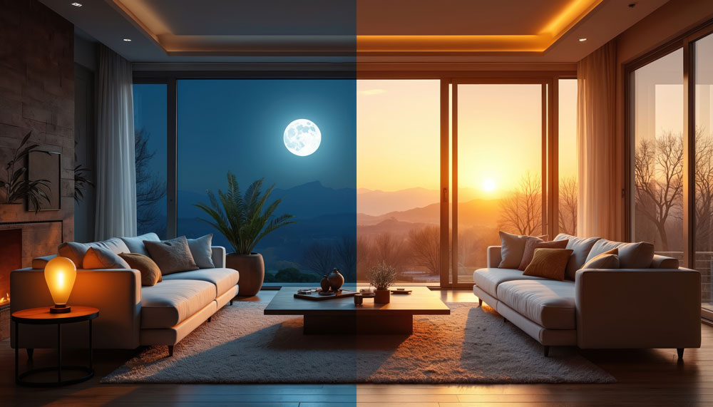 day and night
