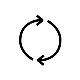Arrows circle picto